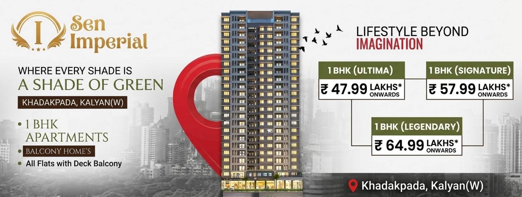 Sen Imperial - 1 BHK apartment in kalyan